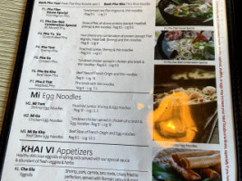 Pho Kitchen menu