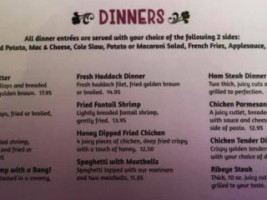 Wa-noa Golf Club menu