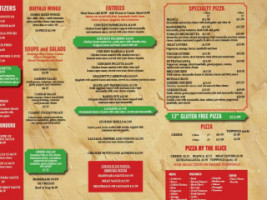 Anthony’s Pizza Pasta menu