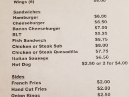 Post 26 Diner menu