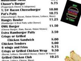 Apple Valley Lanes/chaser's Sports Grill menu