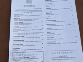 Montaluce Winery menu