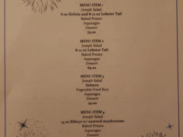 The Joseph Café With Iron Horse Saloon And Casino menu