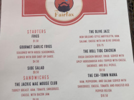 Duey's On Fairfax menu