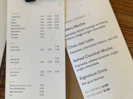 Tougo Coffee Neighborhood Cafe Serving Wine And Beer menu