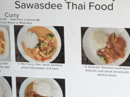 Sawasdee menu