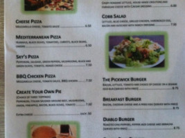 Pickwick Bowl menu