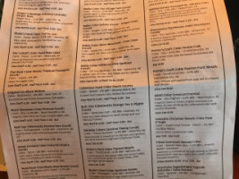 Treerock Cider Mead House menu