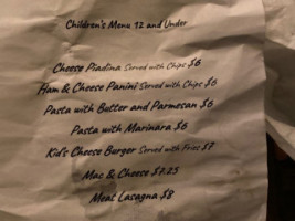 La Piazza menu