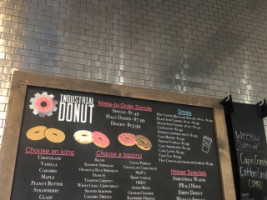 Industrial Donut menu