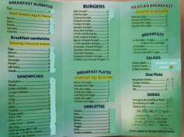 Douglas Burgers menu