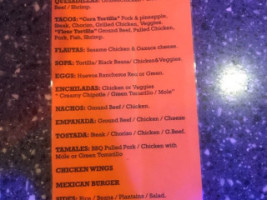 Chilangos menu