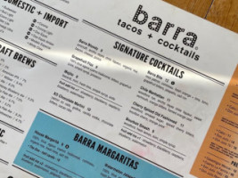 Barra menu