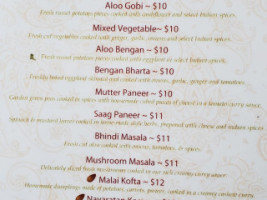 India's Oven Restaurant And Bar menu