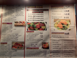 Sushi Villa menu