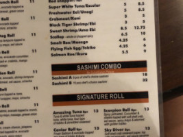 Aiya Sushi menu