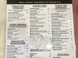 Kelly’s Brunch House menu