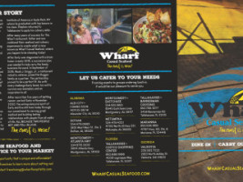 Wharf Casual Seafood Eastchase menu