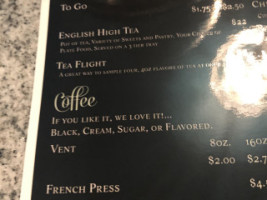 Twisted Teahouse menu