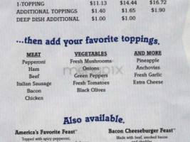 Little Caesars Pizza menu