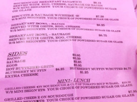 Beignet Au Lait menu