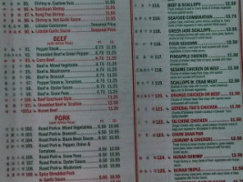 King's Chinese Carryout menu