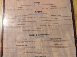 Wooden Nickel Burgers Saloon Eatery menu