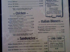 Old Town Grille menu