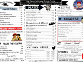 Big Daddy's Eatery menu