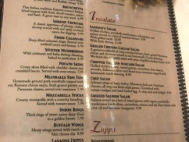 Santinos menu