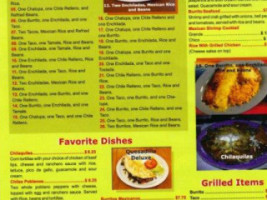 Mi Tierrita (authentic Mexican Food) menu