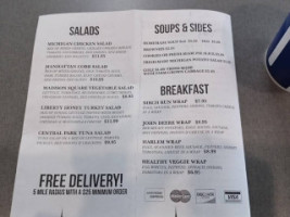 Birch Run Deli menu