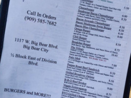 Broadway Café menu