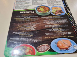 Los Arcos menu