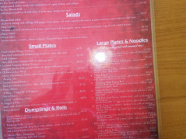 Phnom Penh Fusion menu