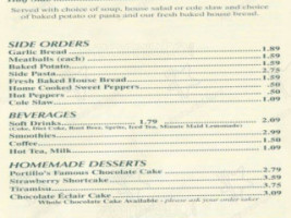 Barnelli's menu