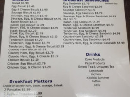 Crossroads Drive-in menu