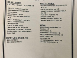 Last Chair Grill And Brews menu