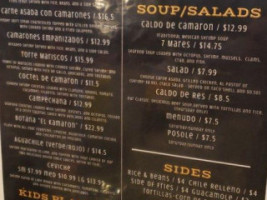 El Kamaron menu