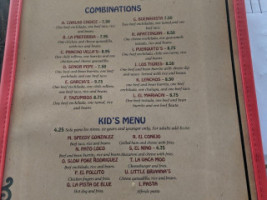 El Rey Mexican Grill And menu