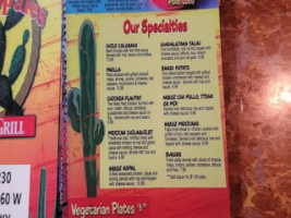 Los Nopales Méxican Grill menu