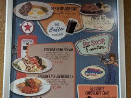 Pit Stop Diner menu