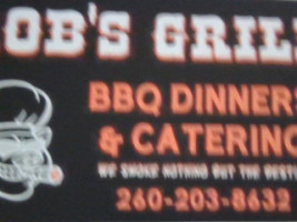 Rob's Grill menu