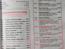 Yummy menu