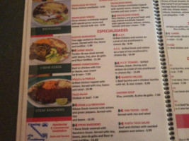 Marely's Pizza menu