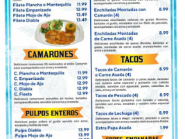 El Camaron Loco menu