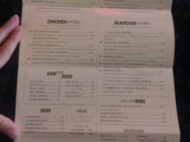 Sage's West Bay Bistro menu