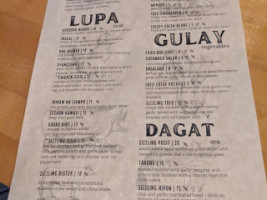 Bonifacio menu