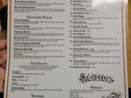 Pueblo Alegre Authentic Mexican Food menu