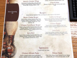 Hilltop Grill Event Center menu